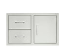 TrueFlame 36" 2-Drawer And Access Door Combo