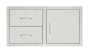 TrueFlame 42" 2-Drawer And Access Door Combo