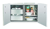 TrueFlame 36" 2-Drawer Dry Storage Pantry And Enclosed Cabinet Combo