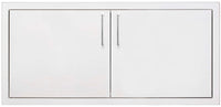 TrueFlame 36" 2-Drawer Dry Storage Pantry And Enclosed Cabinet Combo