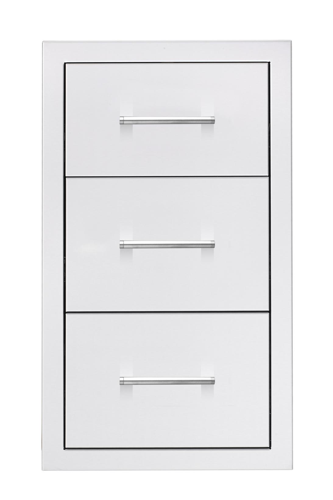 TrueFlame 17" Triple Drawer
