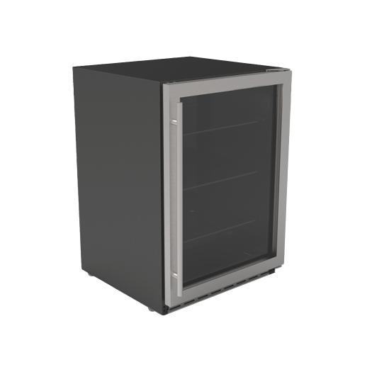 TrueFlame 5.1 Cu. Outdoor Rated Fridge With Glass Door