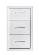 TrueFlame 17" Vertical 2-Drawer And Paper Towel Holder Combo