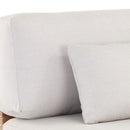 Sunpan Geneve Modular Armless Chair in Palazzo Cream