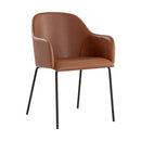 Sunpan Hensley Dining Armchair in Dark Teal / Dawn Grey / Hazelnut / Mina Warm Grey
