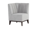 Sunpan Modular Banquette Corner Seat Abbington Navy / Polo Club Stone