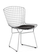 Woodstock Marketing The Who Side Chair In Polished Chrome Wire Frame