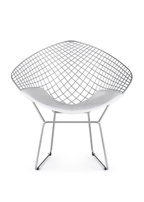 Woodstock Marketing The Who Lounge Chair Polished In Chrome Frame, With Cushion, Black, Lounge Chairs, Chrome, Curved, Frame, Indoor