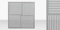 DecoScapes Tides Aluminum Square Tabletop