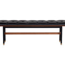 Sunpan  Staten Bench Black / Vienna Cream