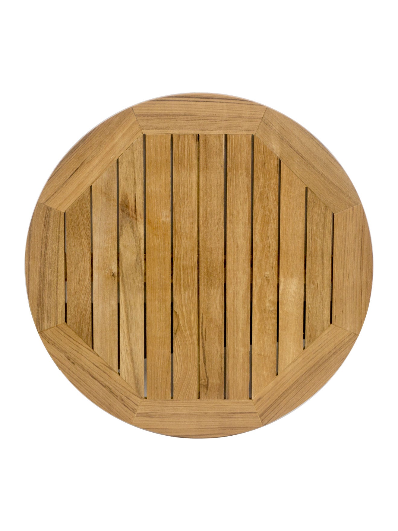 Florida Seating TK-TP Teak Tops - Round