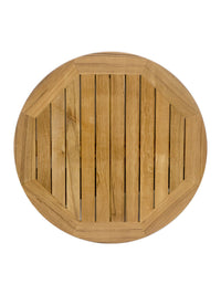 Florida Seating TK-TP Teak Tops - Round