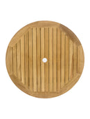 Florida Seating TK-TP Teak Tops - Round