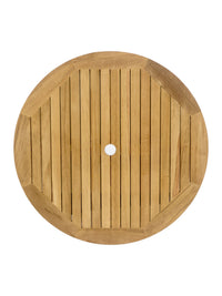 Florida Seating TK-TP Teak Tops - Round