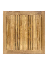 Florida Seating TK-TP Teak Tops - Square