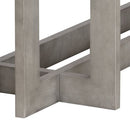 Sunpan Disera Dining Table 96'' in Ash Grey / Dark Brown / Natural