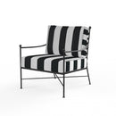 Sunset West Provence Wrought Iron Club Chair with Cushion