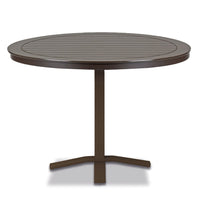 Telescope Casual 48" Round Marine Grade Polymer Table Top Only With Umbrella Hole