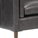 Sunpan Richmond Sofa - Brentwood Charcoal Leather
