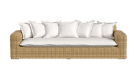 Sunset West Playa Sofa in Soothe Pearl with Flange Welt
