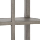 Sunpan Kenzie Bookcase in Grey / Rustic Oak