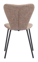 Zuo Modern Tollo Dining Chair in Brown