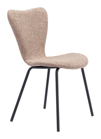 Zuo Modern Tollo Dining Chair in Brown
