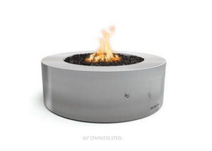 The Outdoor Plus 72" Unity Fire Pit - 18" Tall - Stainless Steel