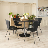 Zuo Modern Torlo Dining Chair in White/Black