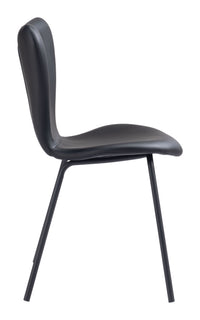 Zuo Modern Torlo Dining Chair in White/Black