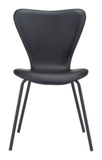 Zuo Modern Torlo Dining Chair in White/Black