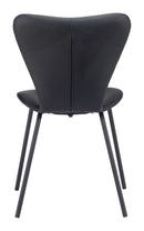 Zuo Modern Torlo Dining Chair in White/Black