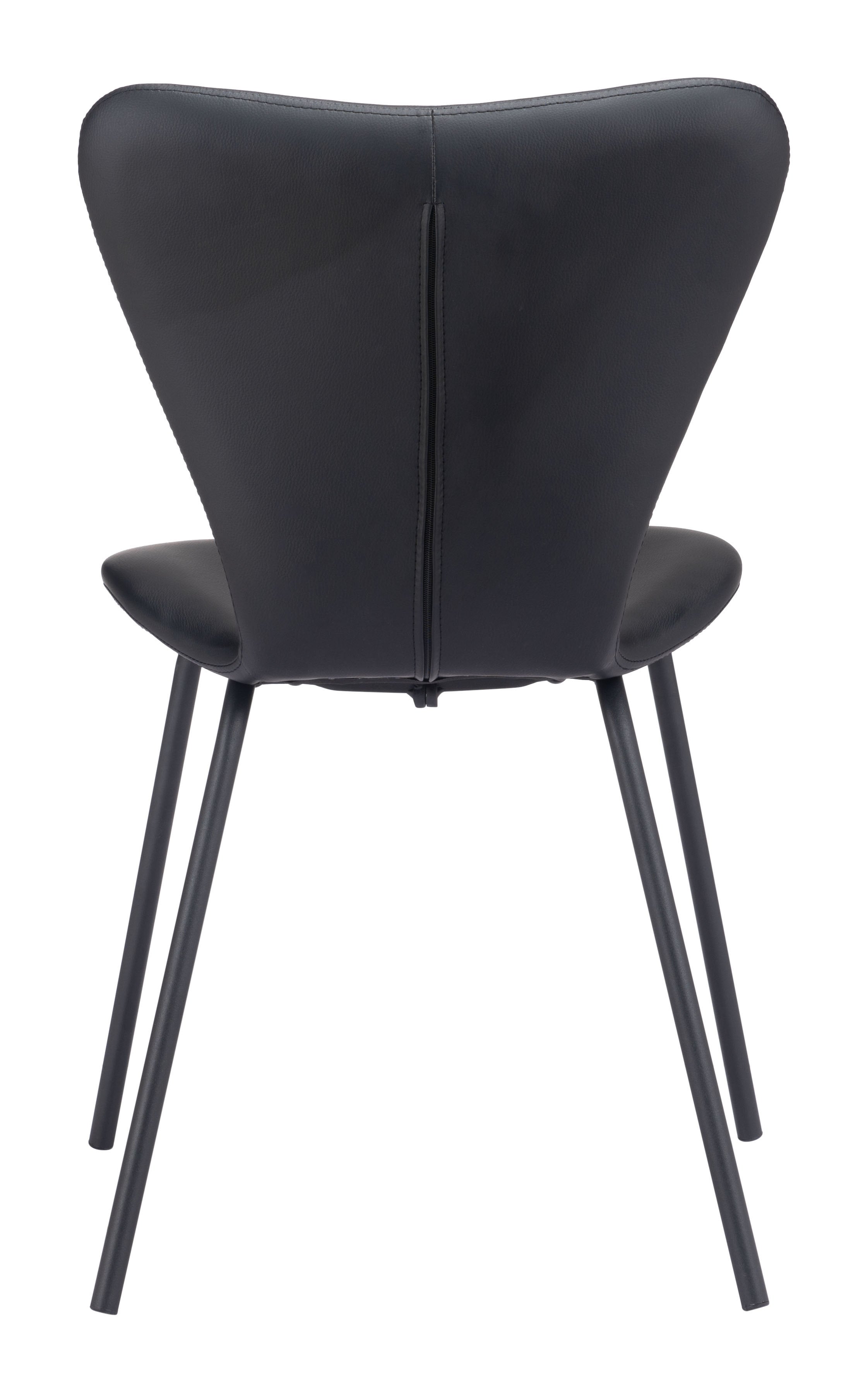 Zuo Modern Torlo Dining Chair in White/Black