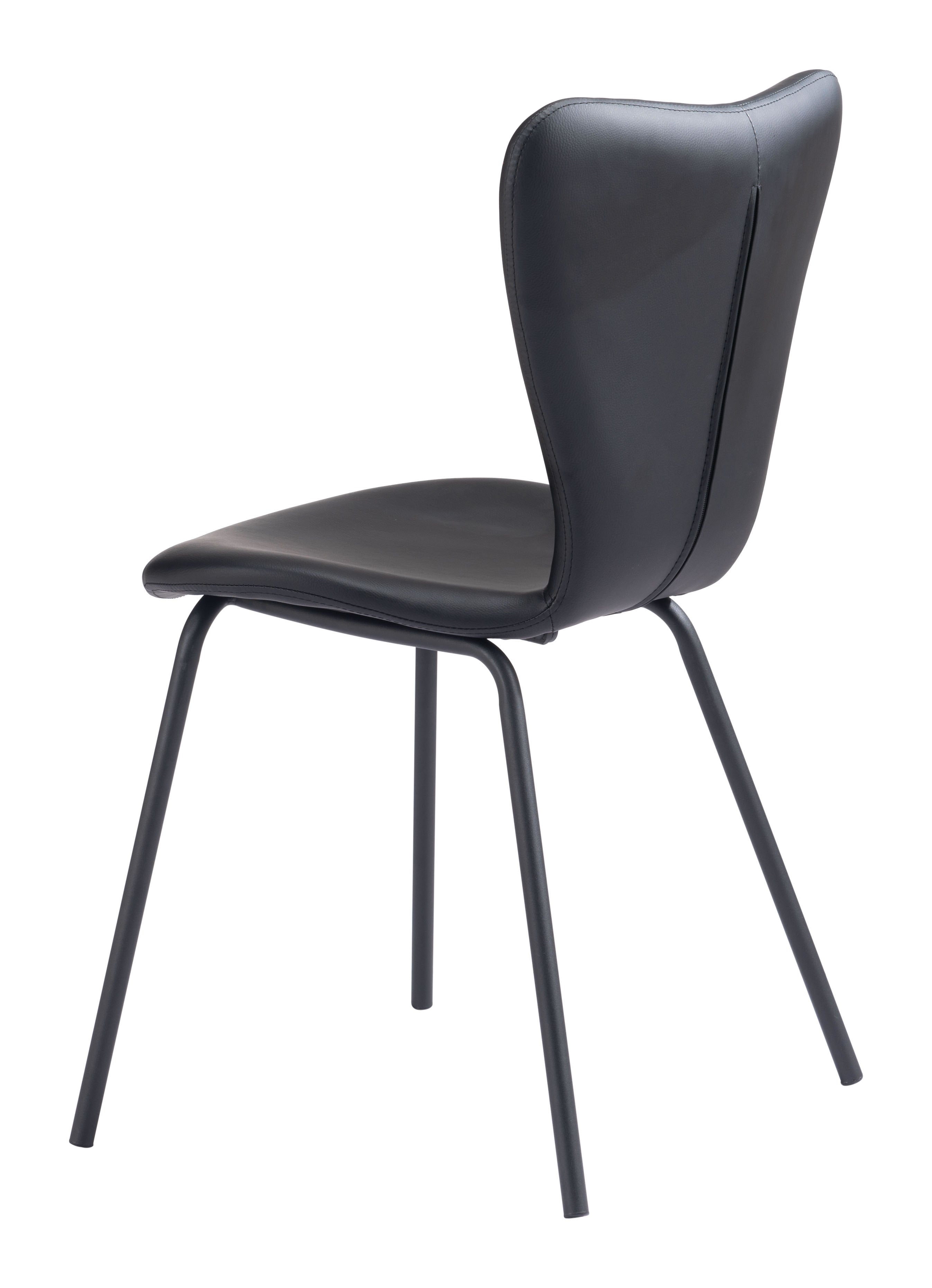 Zuo Modern Torlo Dining Chair in White/Black