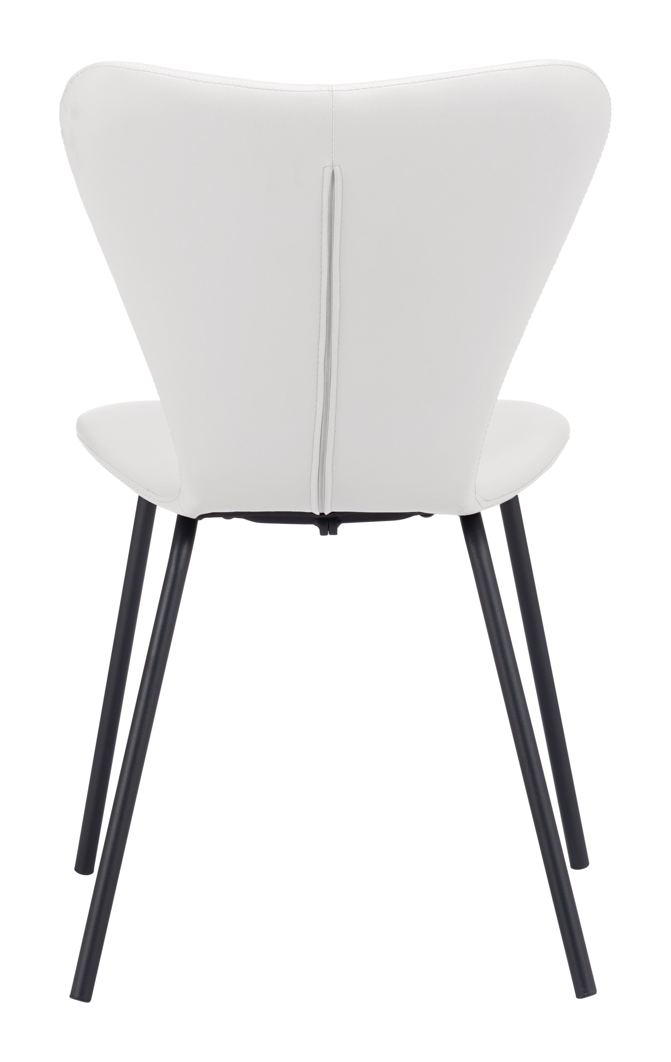 Zuo Modern Torlo Dining Chair in White/Black