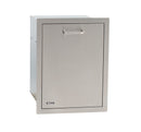 Bull BBQ Slim 10 Gallon Trash Drawer With Trash Can