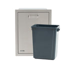Bull BBQ Slim 10 Gallon Trash Drawer With Trash Can
