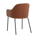 Sunpan Hensley Dining Armchair in Dark Teal / Dawn Grey / Hazelnut / Mina Warm Grey