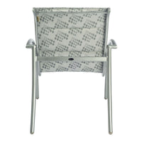 Woodard Tribeca Padded Dining Armchair - Stackable
