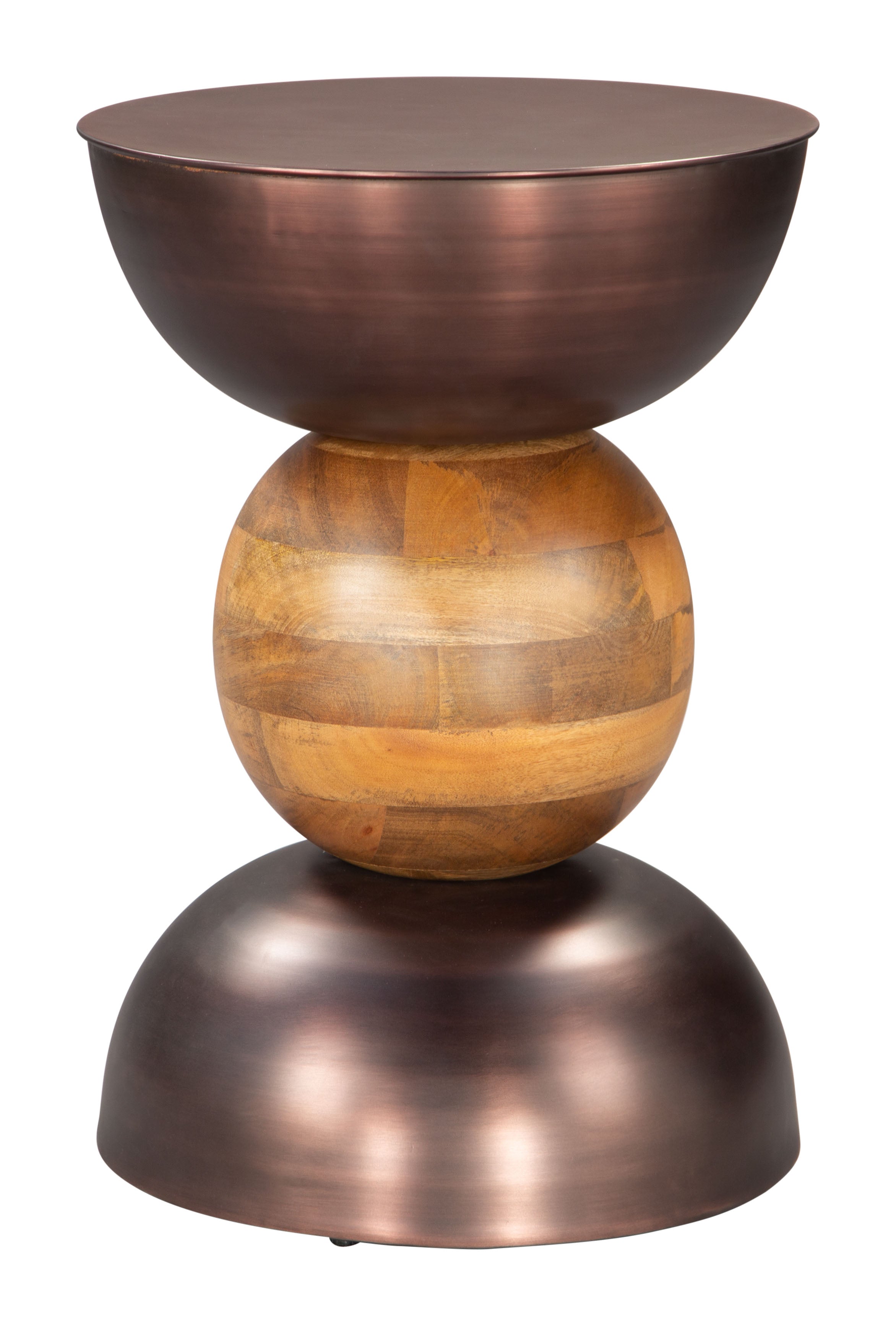 Zuo Modern Tripoli Side Table in Bronze