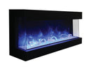 Amantii 50" 3 Sided Glass Electric Fireplace Built-in Only