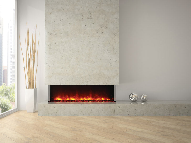 Amantii 50" 3 Sided Glass Electric Fireplace Built-in Only