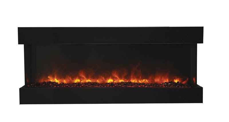 Amantii 50" 3 Sided Glass Electric Fireplace Built-in Only