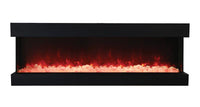 Amantii 50" 3 Sided Glass Electric Fireplace Built-in Only