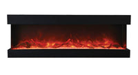 Amantii 70" 3 Sided Glass Electric Fireplace Built-in Only