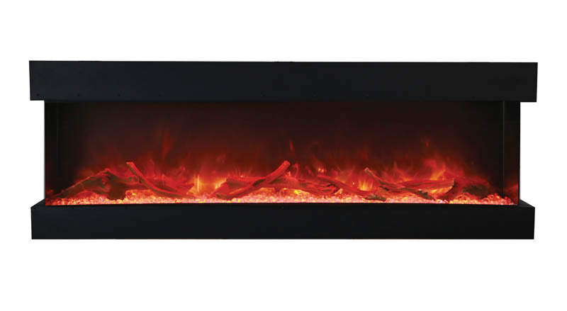 Amantii 70" 3 Sided Glass Electric Fireplace Built-in Only