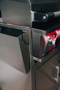 TrueFlame Deluxe Cart With Fold-Down Side Shelves - KD (Fits TF25/TFE25)