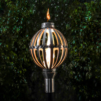 The Outdoor Plus Globe Torch - Stainless Steel
