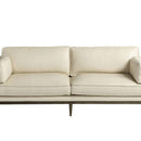 Sunpan Mackenzie Sofa - Astoria Cream Leather
