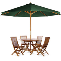 All Things Cedar 6 Piece Folding Table Set
